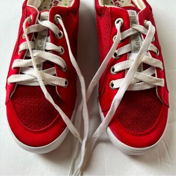 Keds Y2K Retro Moxie Mule Slip On Lace Up Tomato Girl Red Sneakers Size 7.5 - Picture 5 of 12
